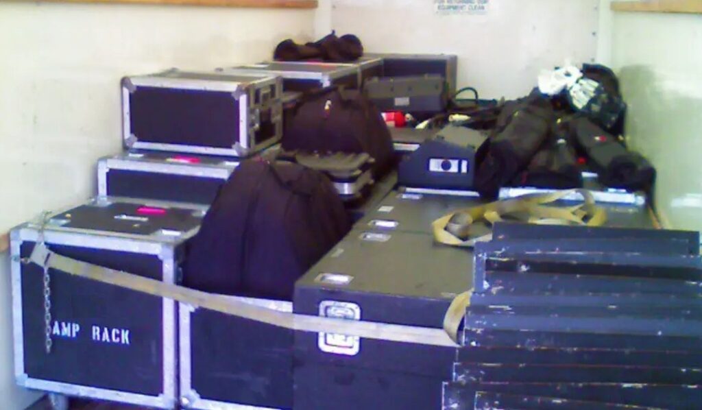 AVL Cases loaded in truck